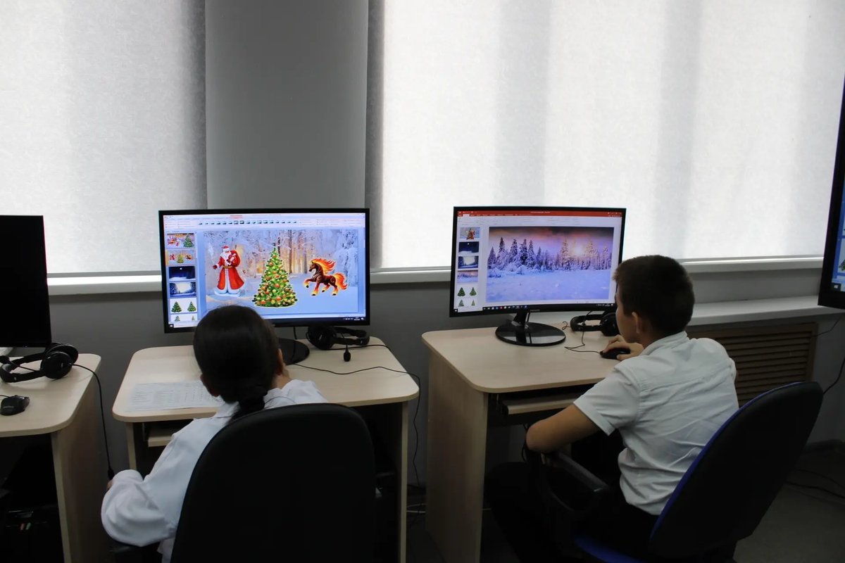 08.12.2025г. в МБОУ «Лицей №24» г.Волгодонска состоялись занятия в Центре цифрового образования детей «IT- куб»